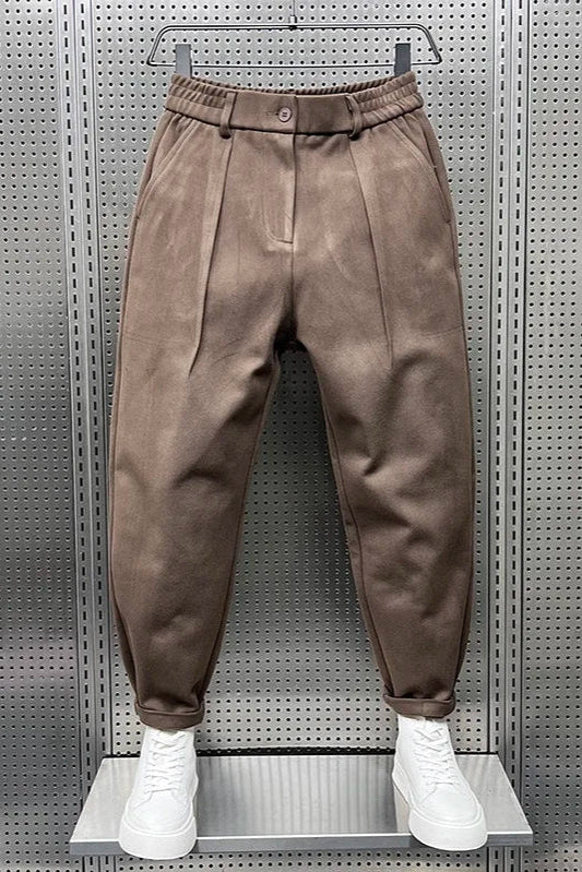 Relaxed Fit Pleated Trousers